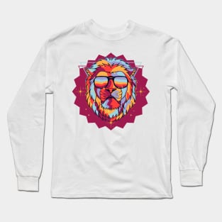 Lion Head Art Long Sleeve T-Shirt